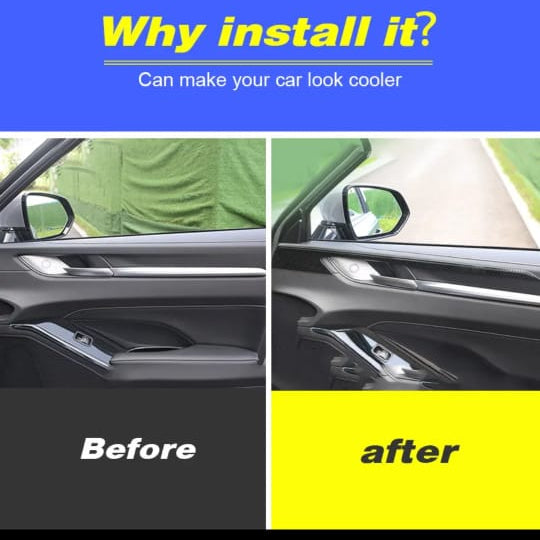 H6 - Inner Door Trims 4pcs Set CARBON COLOR - 1028