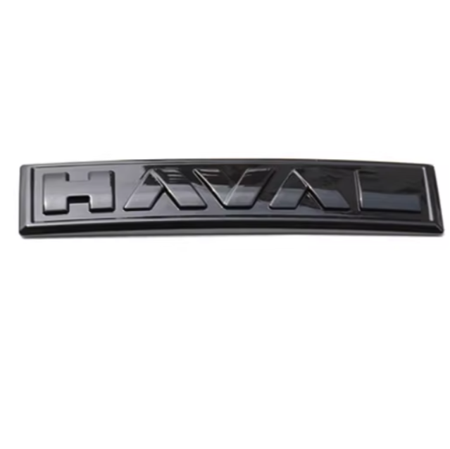 H6 - Front/Rear Logo Covers Black NEW - 1068