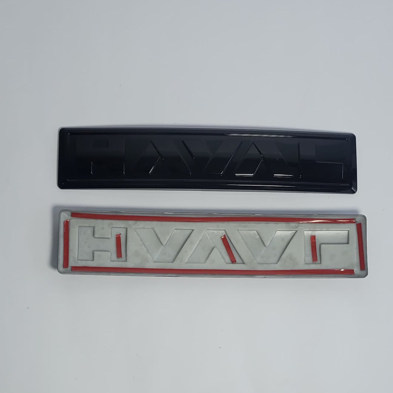 H6 - Front/Rear Logo Covers Black NEW - 1068