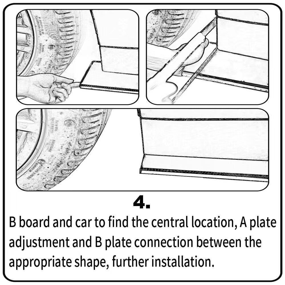 Universal - Side Body Kit ABS 3pcs Set - 1111