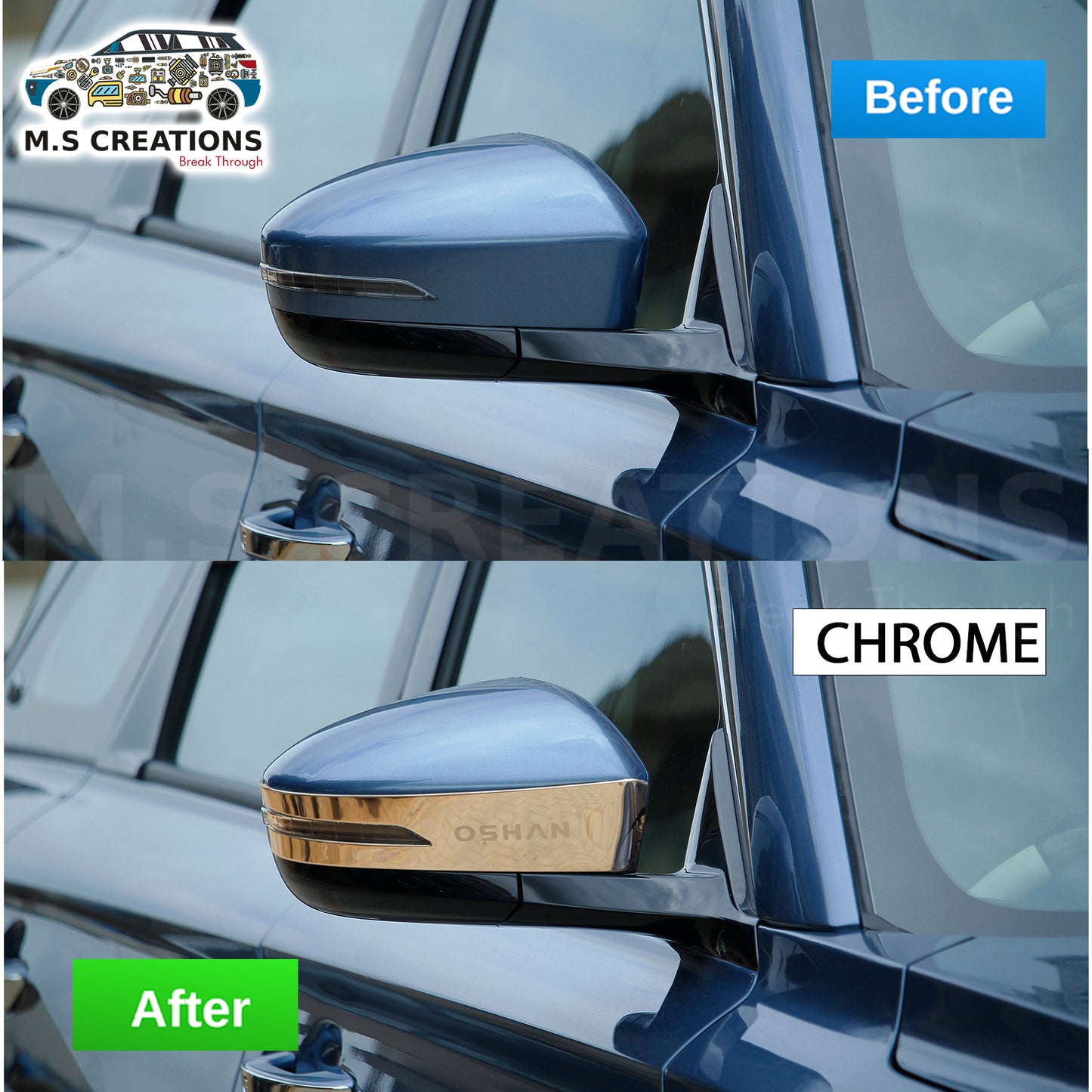 Oshan x7 - Side Mirror Trims - 112