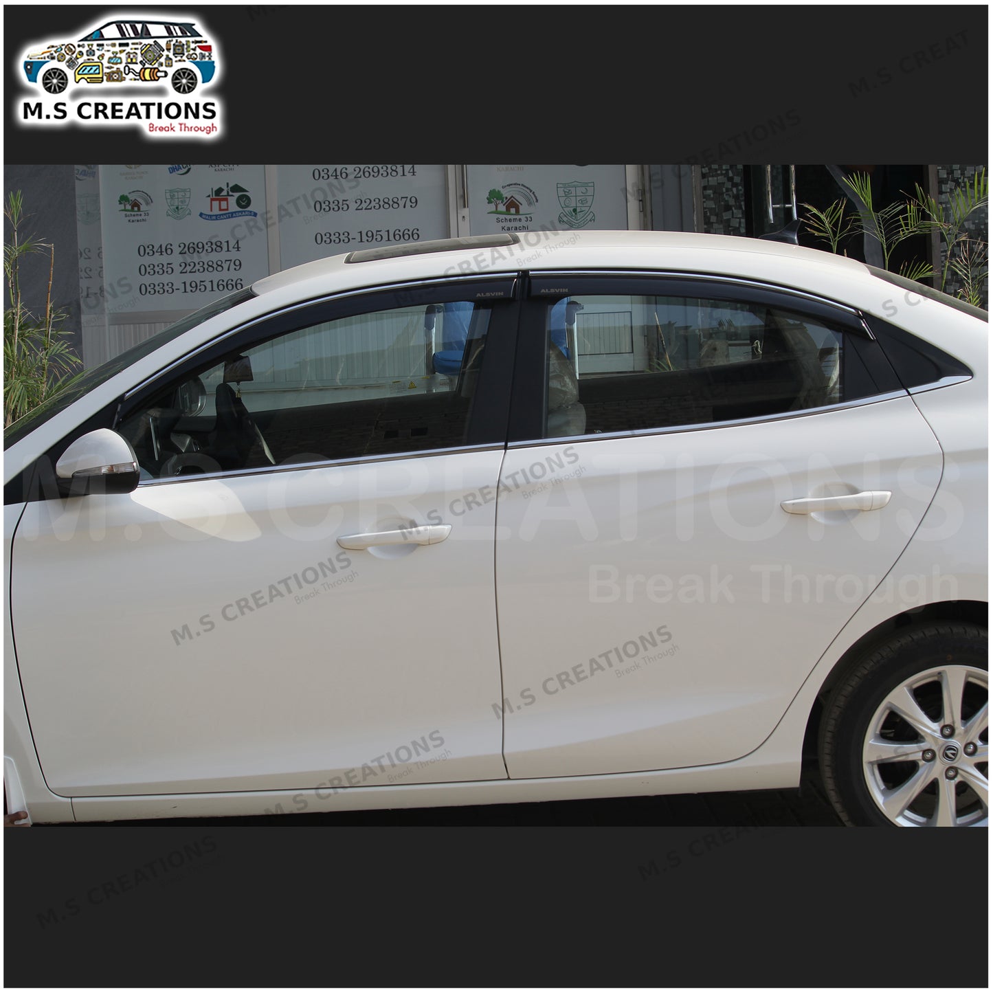 Alsvin - Window Visors 4pcs - 182