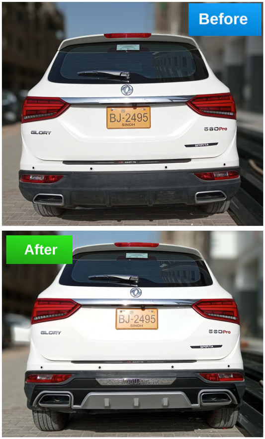 580pro - Rear Bumper Diffuser - 25