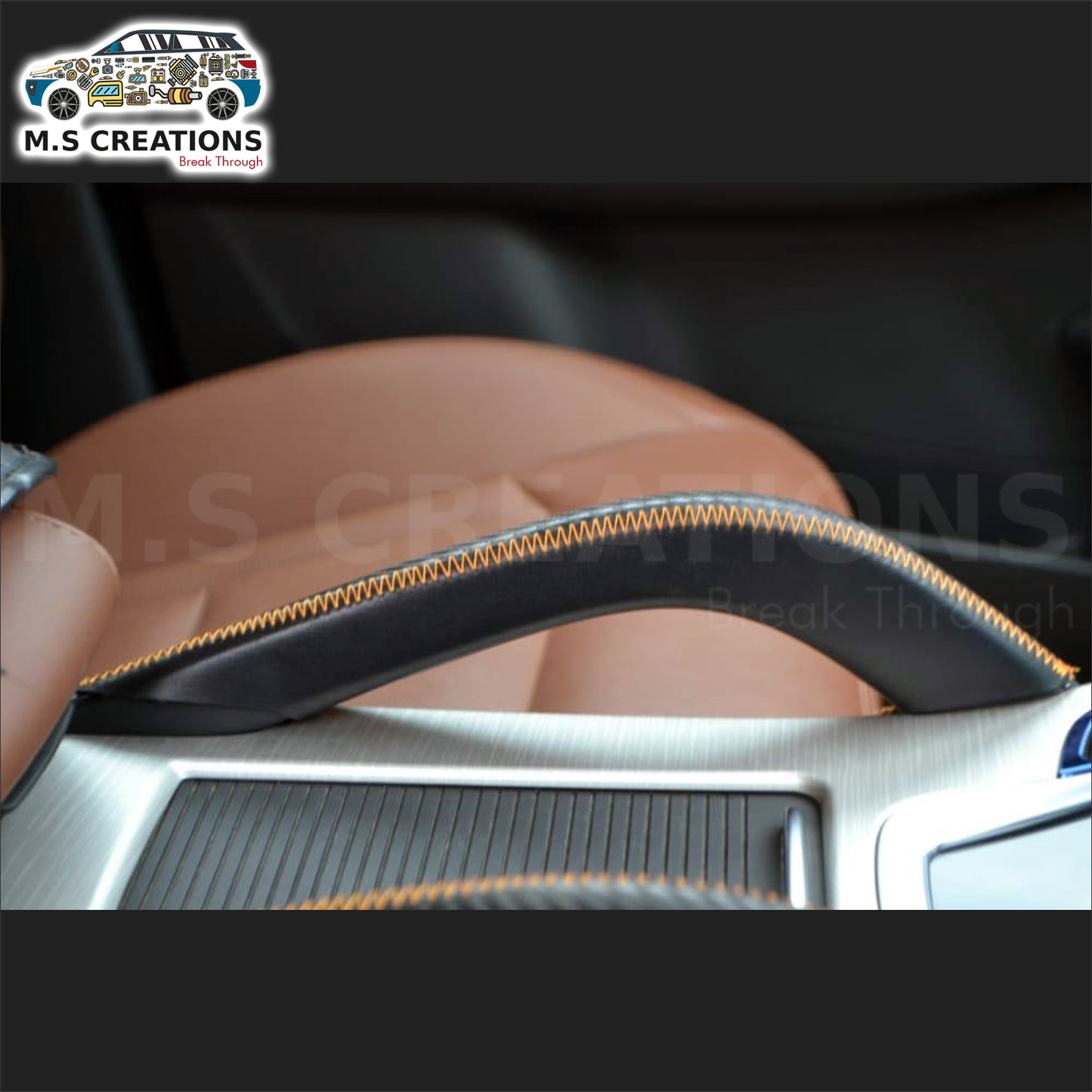 Proton X70 - Console Handle Cover Leather - 255