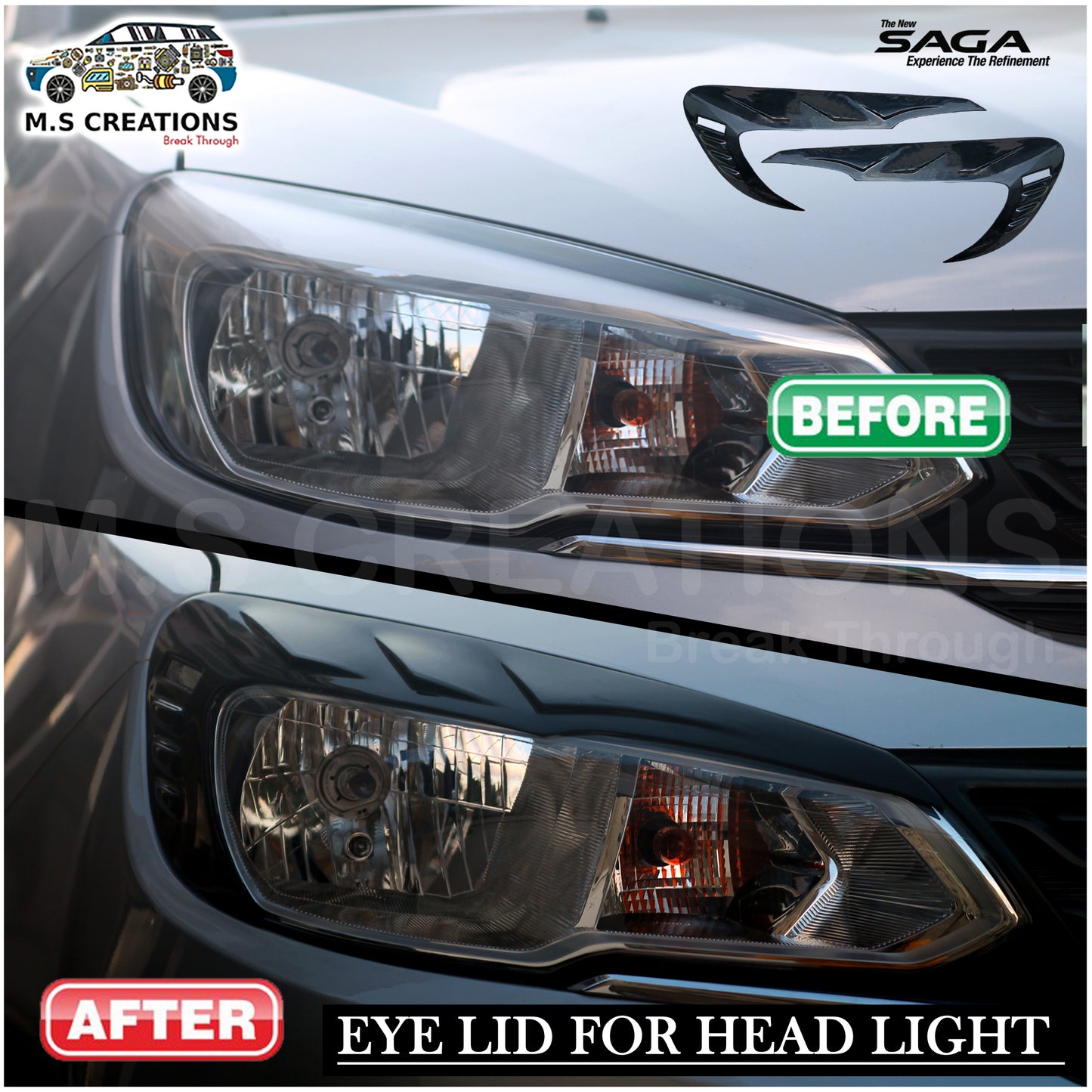 Saga - Head Light Eyelid Cover - 349