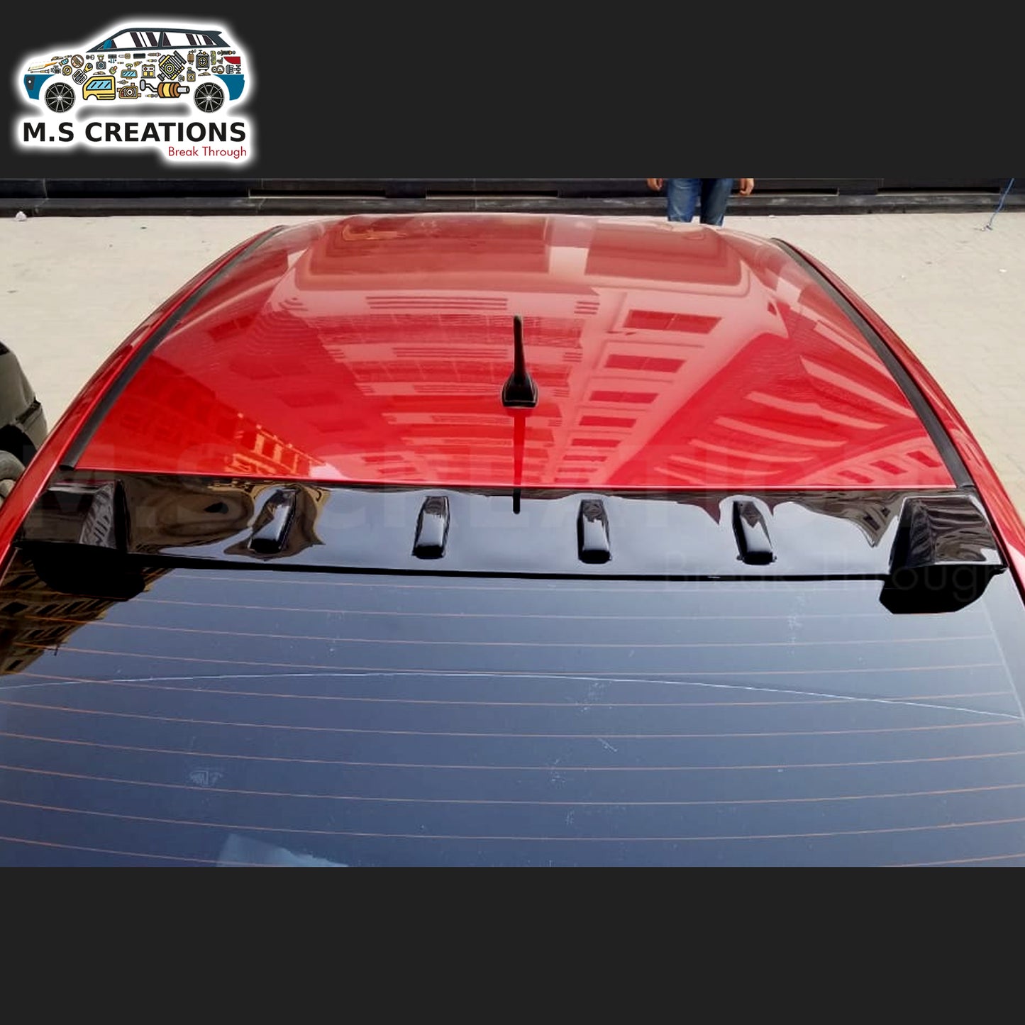 Saga - Rear Wind Screen Spoiler - 353