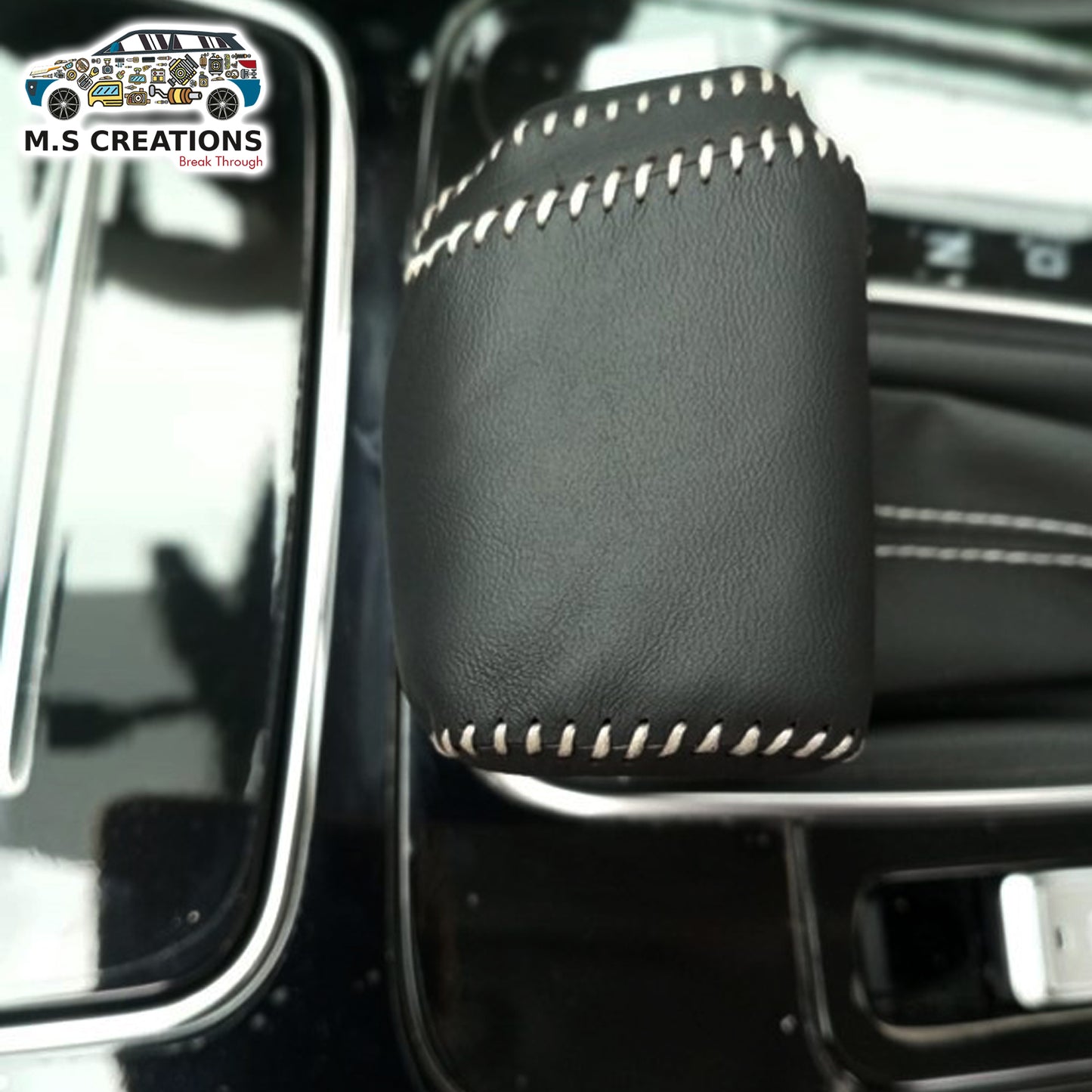 Oshan x7 - Gear Lever Cover Leather - 425