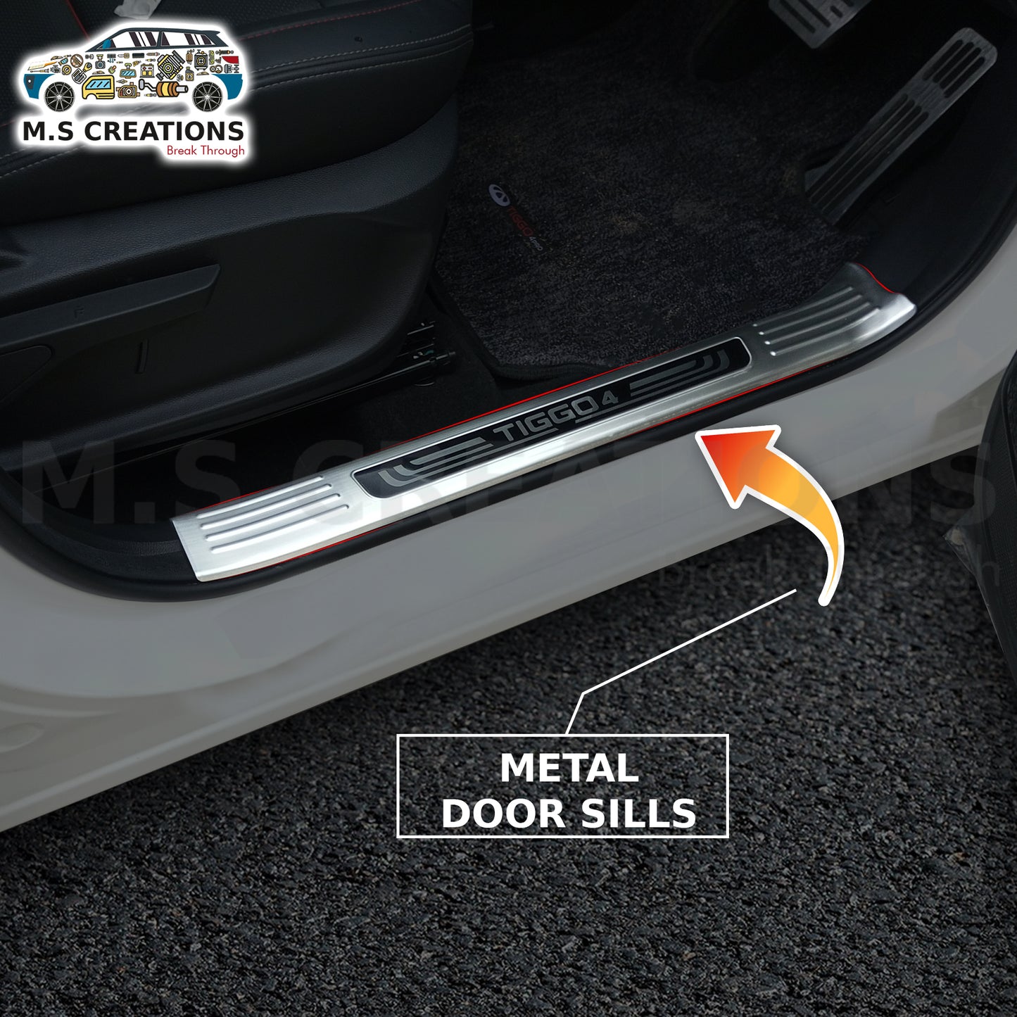Tiggo 4 - Door Sills Metal Inner - 455