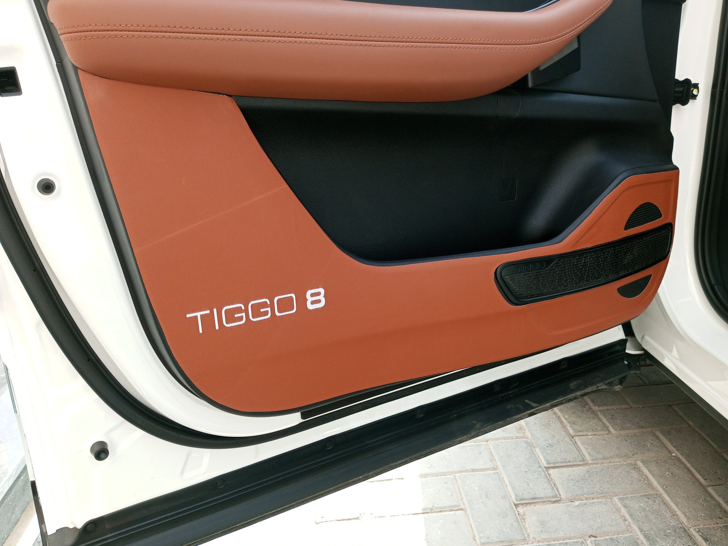 Tiggo 8 - Anti Kick Door PU Sticker - 457