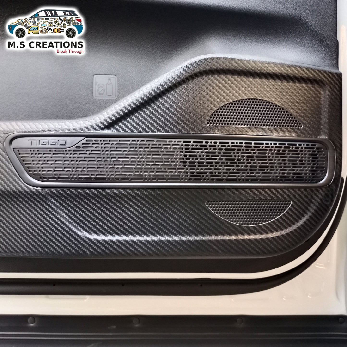 Tiggo 8 - Anti Kick Door PU Sticker - 458