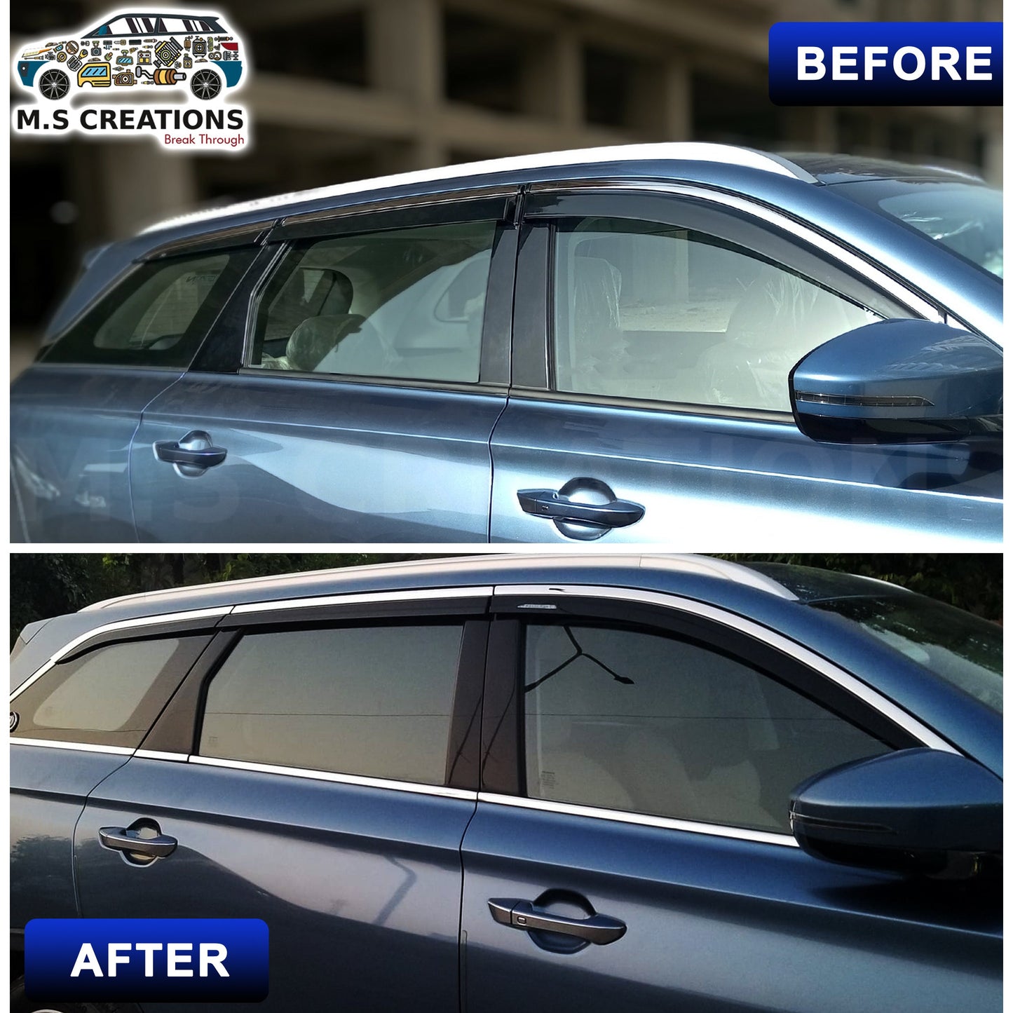Oshan X7 - Door Chrome Trims - 465