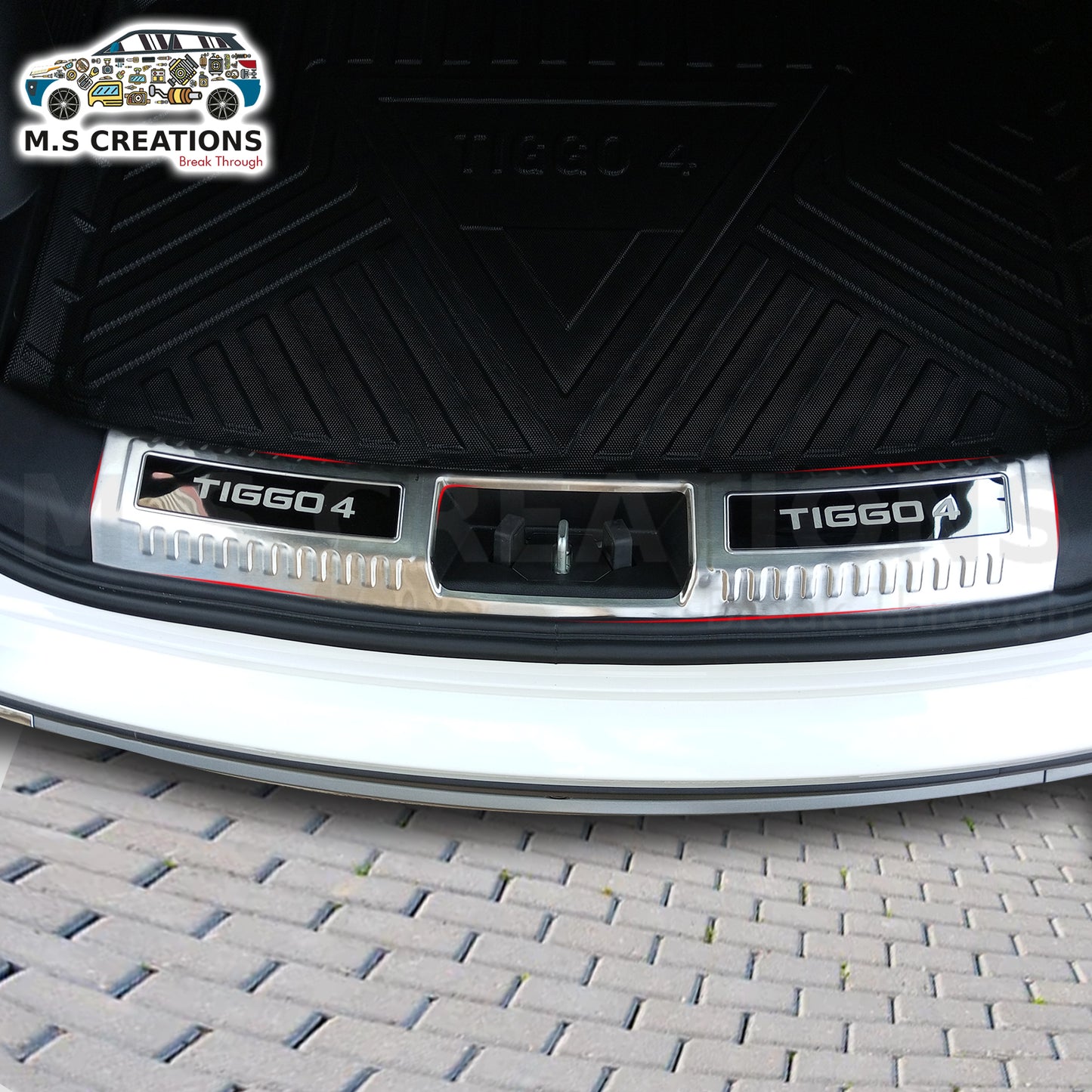 Tiggo 4 - Trunk Threshold Metal - 471