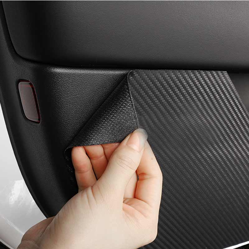 Proton X70 - Anti Kick Door Sticker PU CARBON - 495