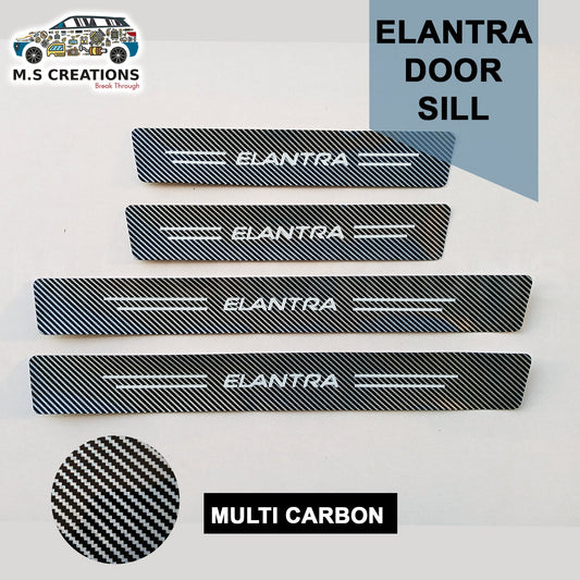 Elantra - Door Sills Sticker PU - 657