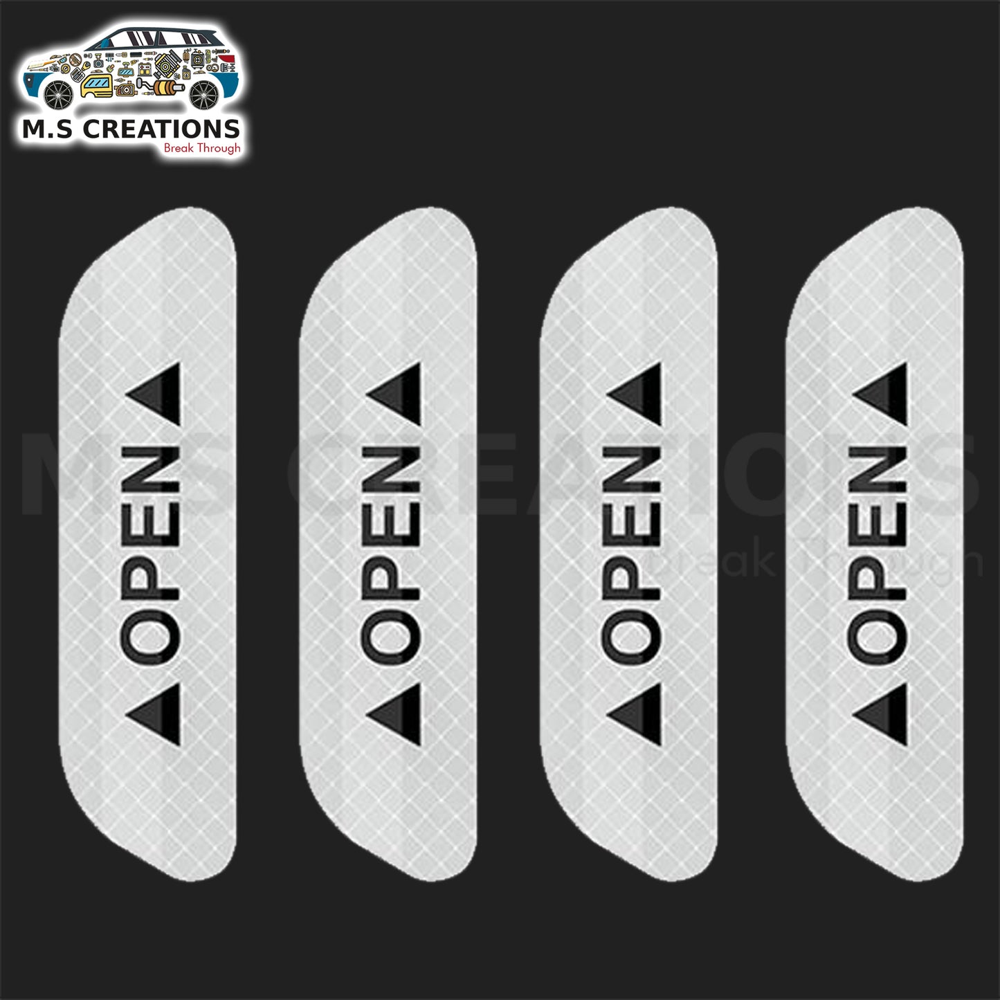 Universal - Door Open Warning Sticker - 737
