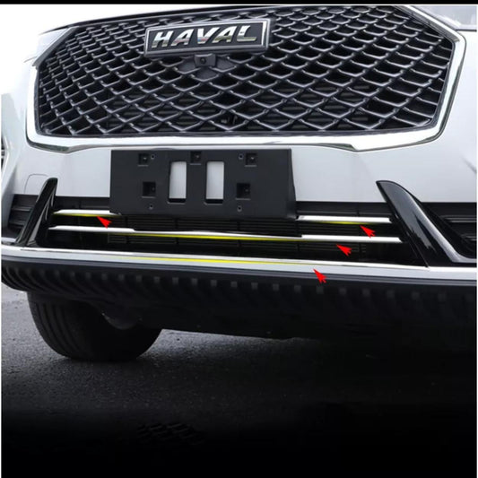 H6 - Front Bumper Chrome 4pcsSet - 759