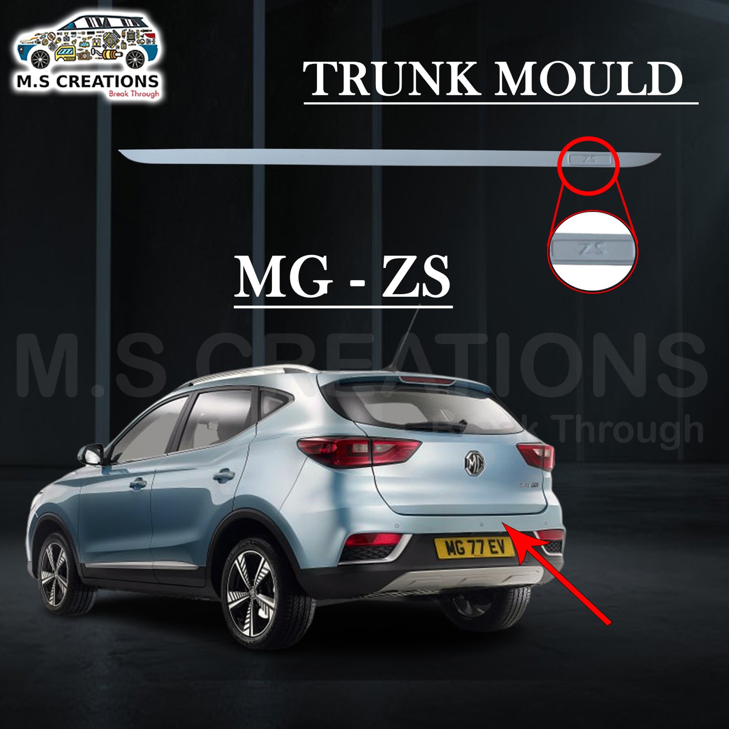 ZS - Trunk Edge Mold - 762