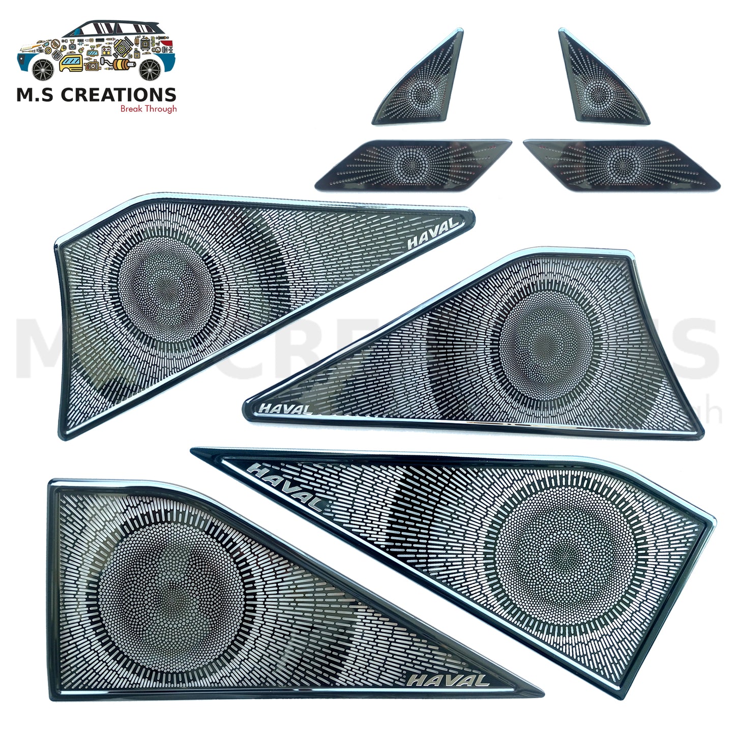 H6 - Interior Speaker Cover 8pcs Set - 783