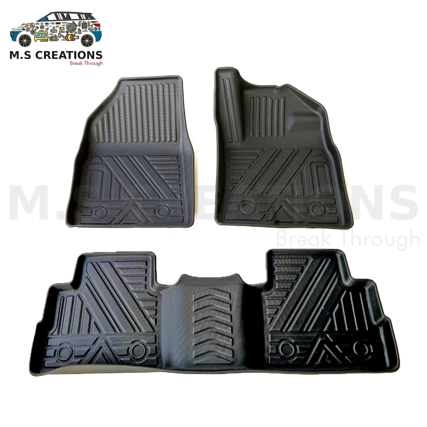 H6 - Floor Mat TPE - 3 pcs Set - 800
