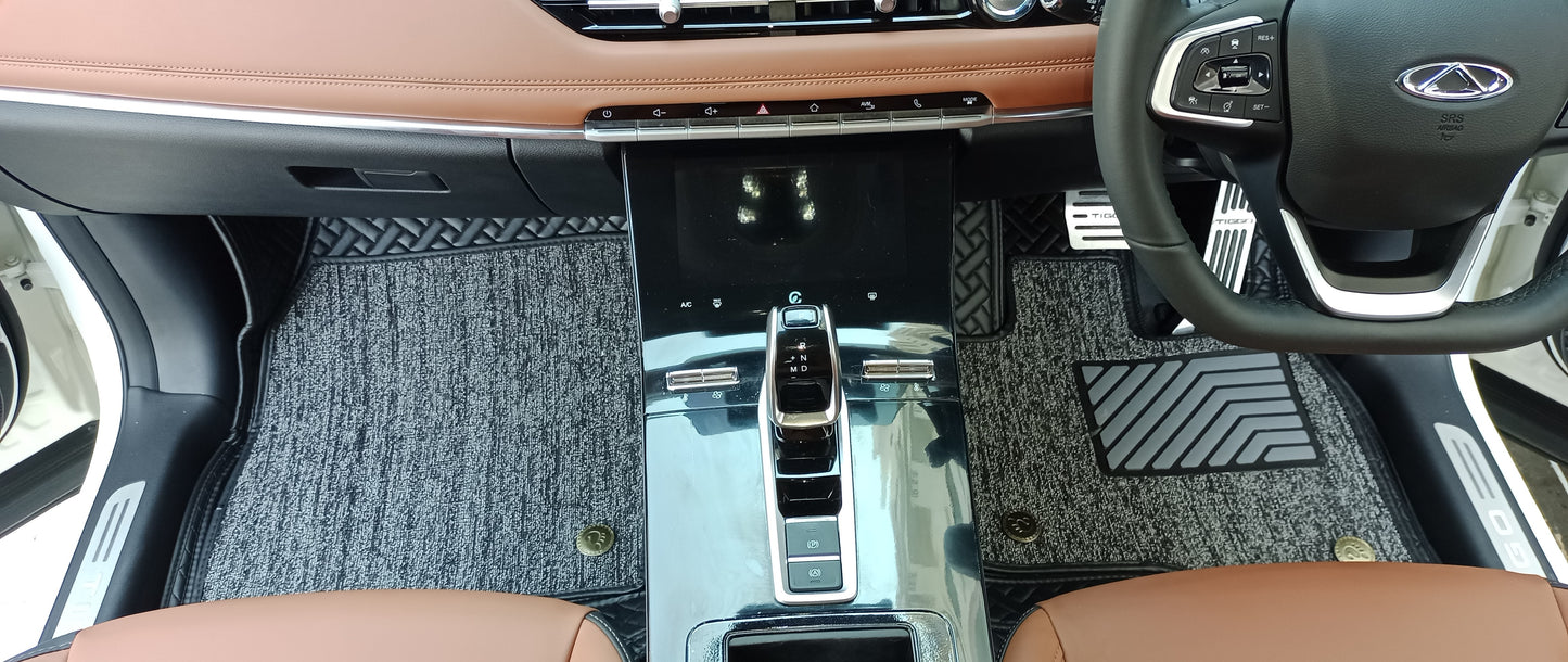 Tiggo 8 - Floor Mat 9D With Shenice 7pcs Set - 809