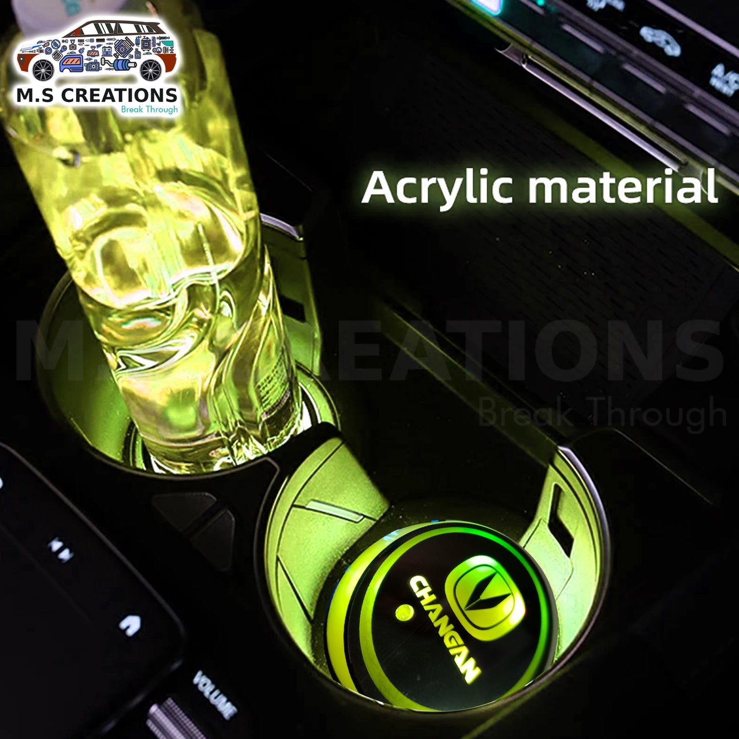 Oshan x7 - Cup Holder Light 2pcs Pair - 822