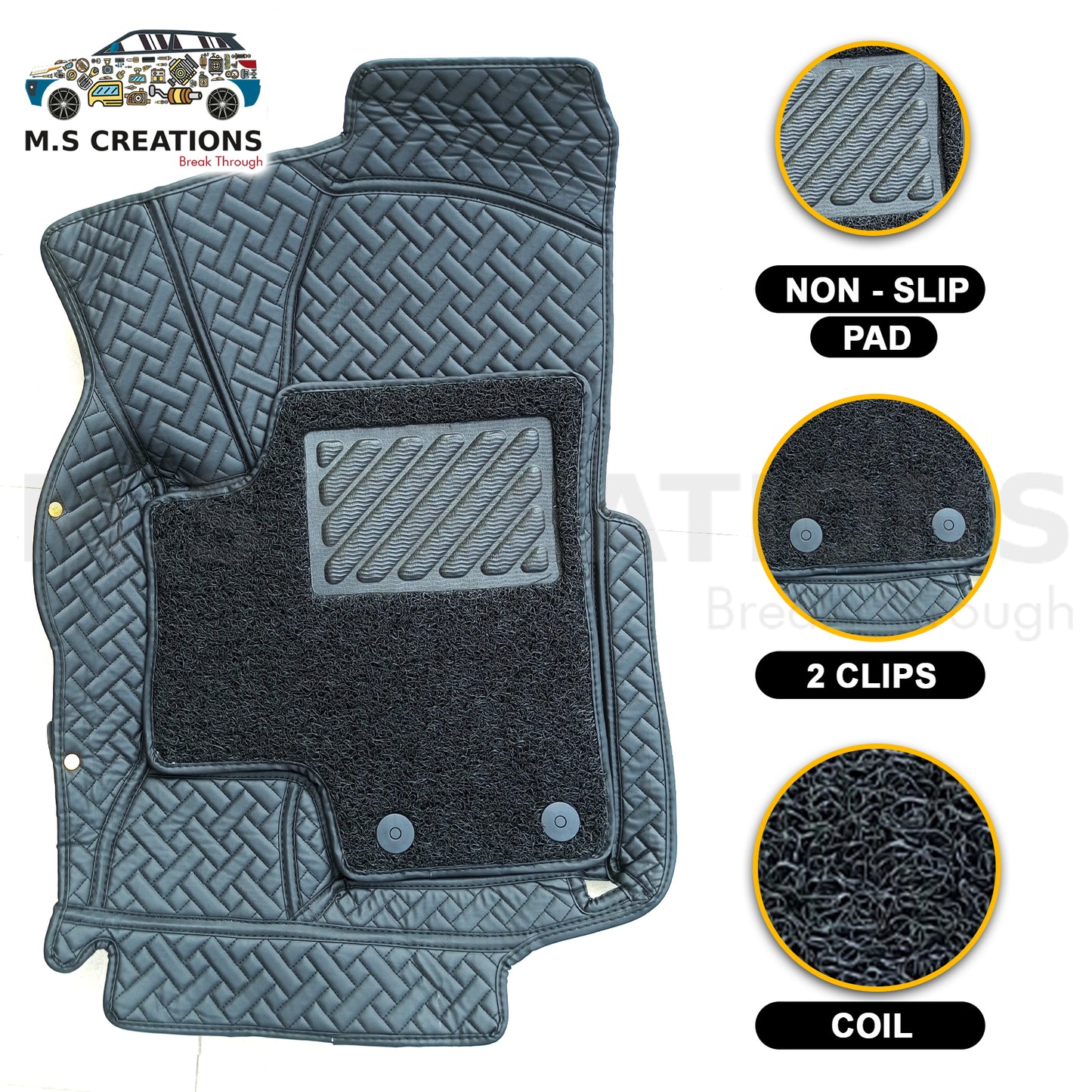 580pro - 9D Floor Mat with Coil - 833