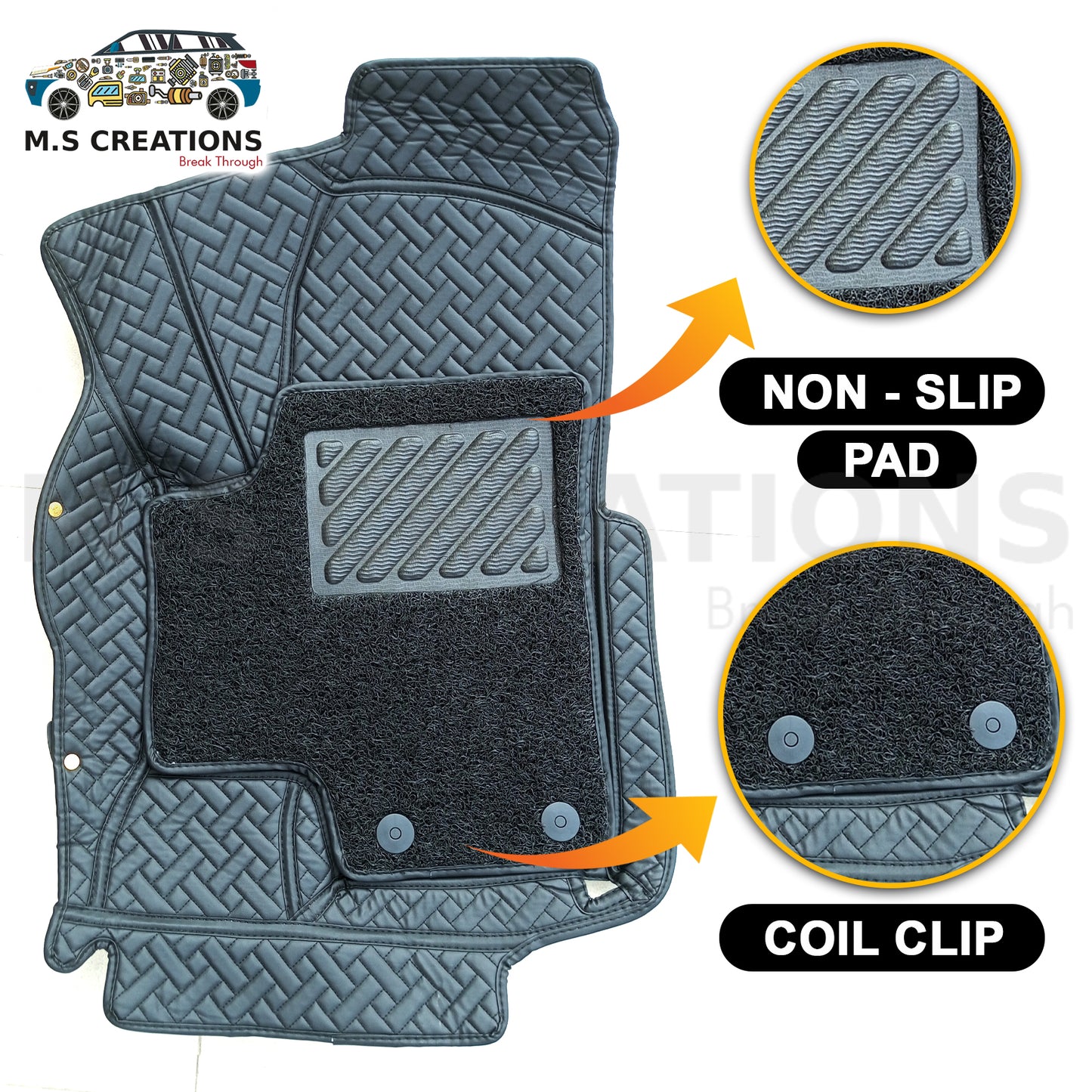 580pro - 9D Floor Mat with Coil - 833