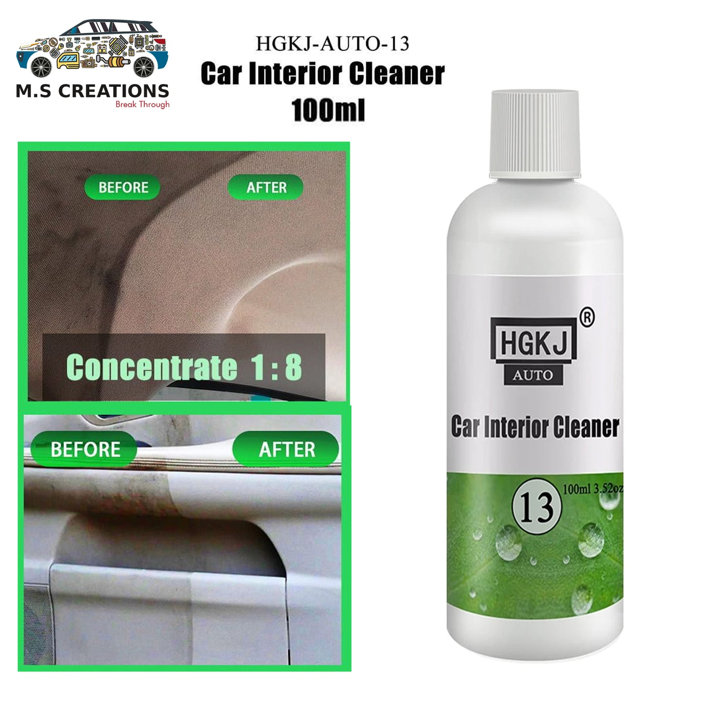 Universal - Car Interior Cleaner HGKJ-13 100ML - 859