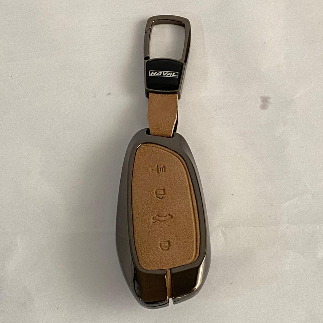 H6 - Key Cover Metal + Leather FACELIFT - 894