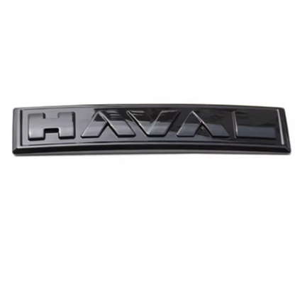 H6 - Front/Rear Logo Covers Black NEW - 1068