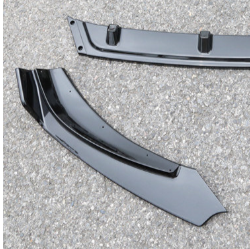 Universal - Front Bumper Lip ABS 3pcs Set - 1109