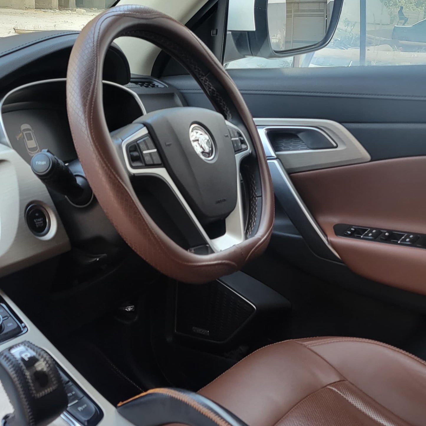 Universal - Steering Cover D Coffee - 1113