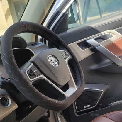 Universal - Steering Cover D Black/Red - 1114