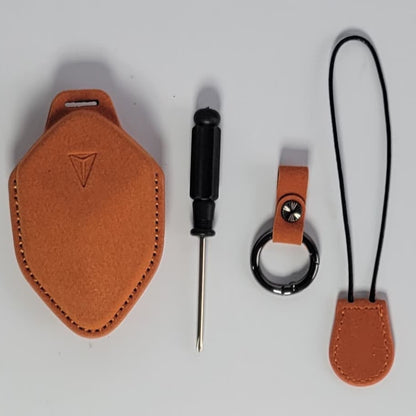 S07 - Key Cover Suede Leather - 1159