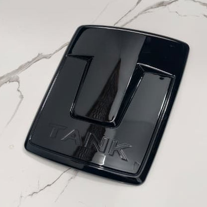 Tank 500 - Front Grill Logo Cover ABS BLACK - 1403
