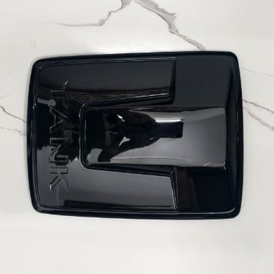Tank 500 - Front Grill Logo Cover ABS BLACK - 1403