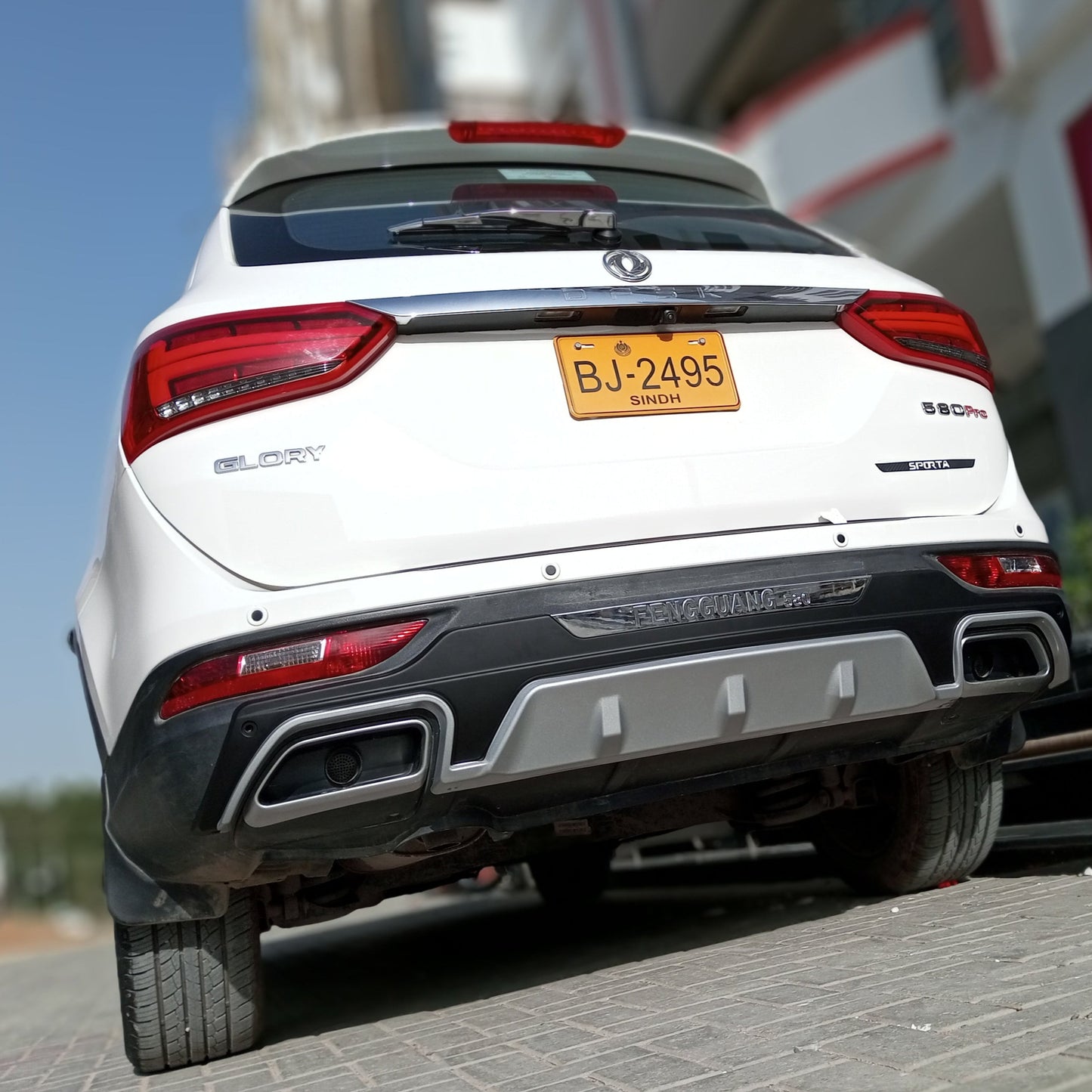 580pro - Rear Bumper Diffuser - 25