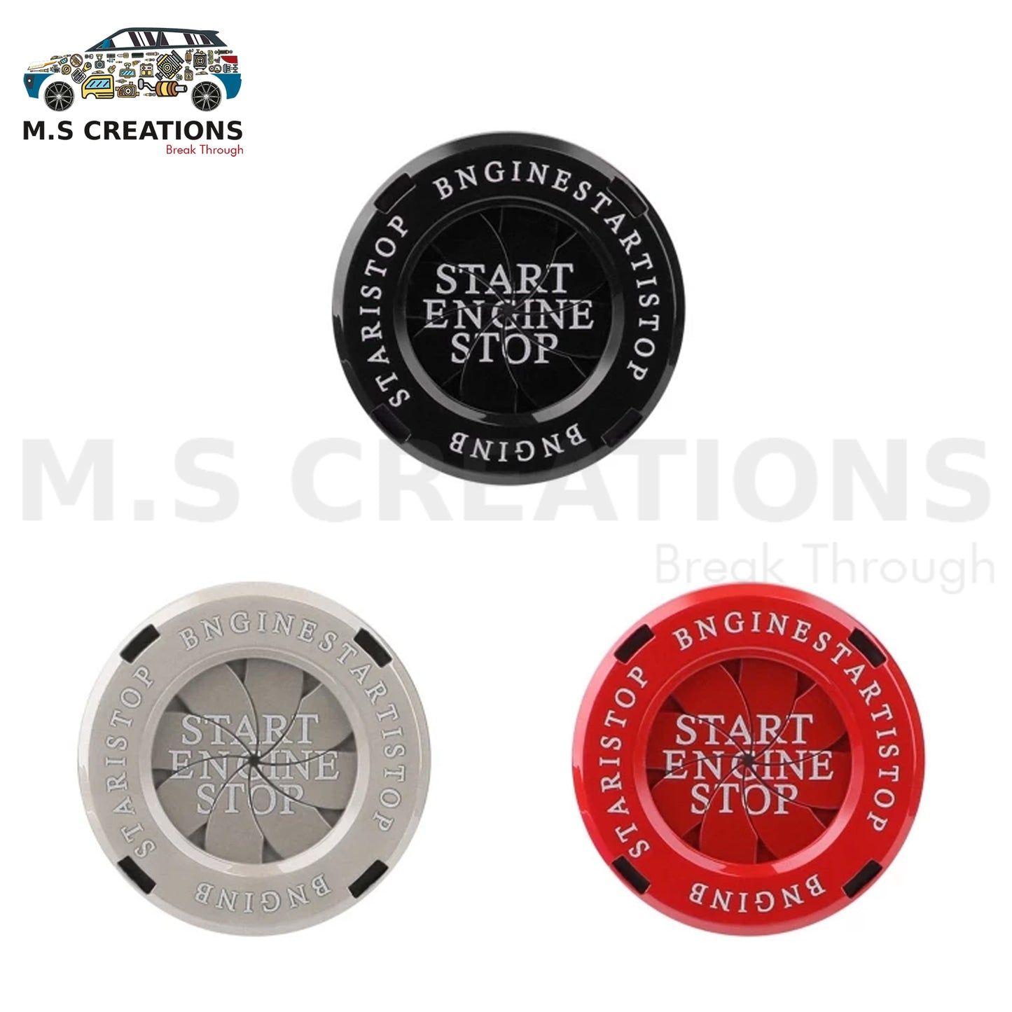 Universal - Push Start Cover Ring - 377