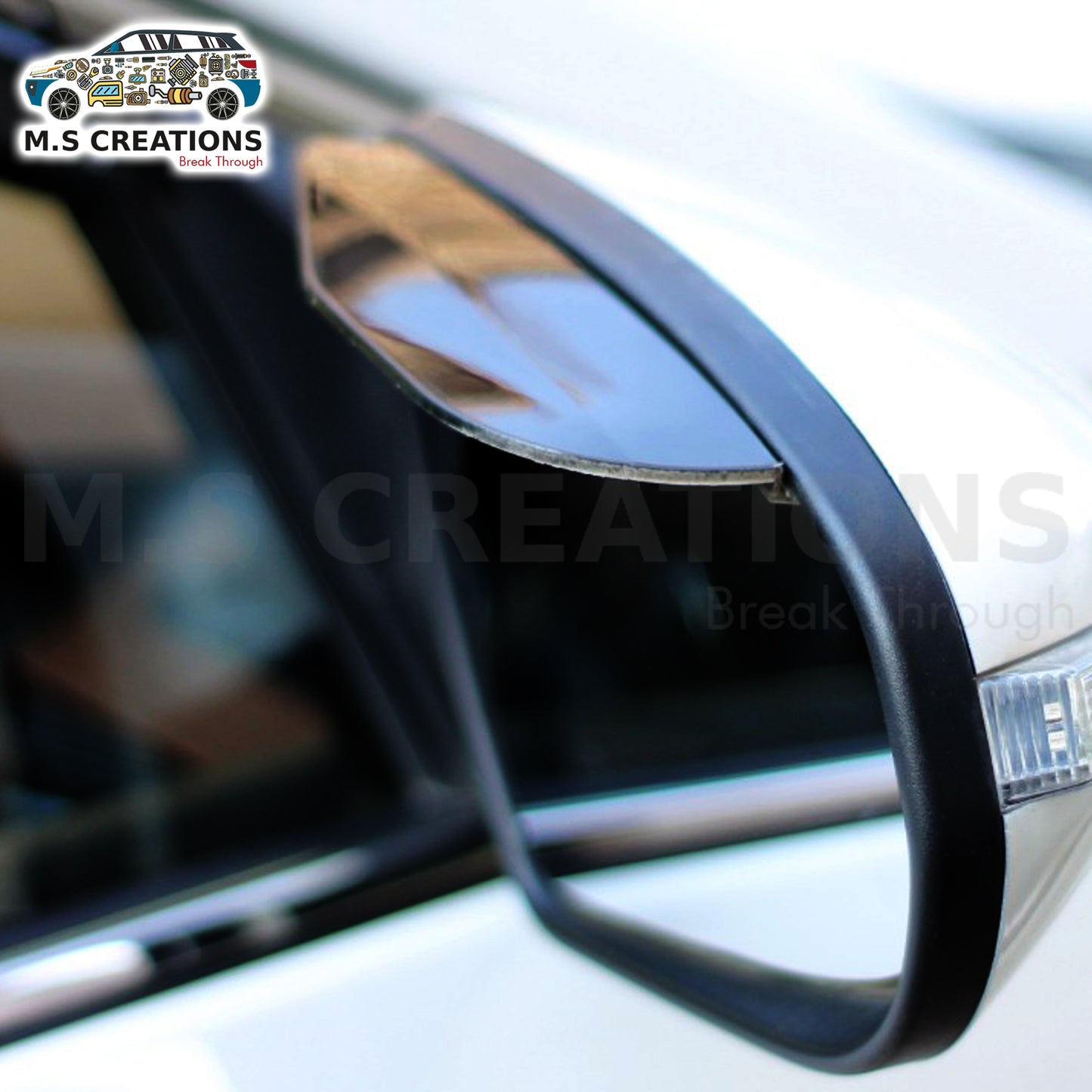 Universal - Side Mirror Rain Visor - 411