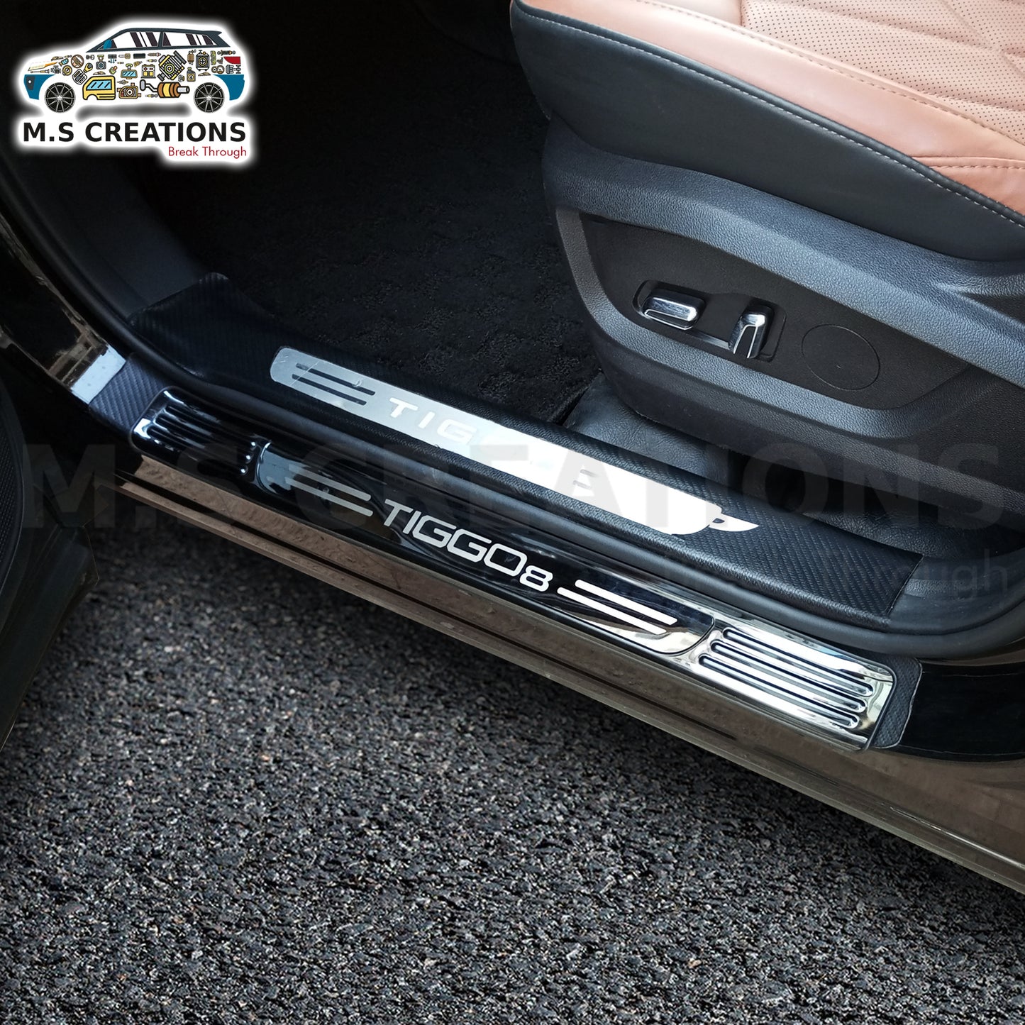 Tiggo 8 - Door Sills Metal Outer - 452