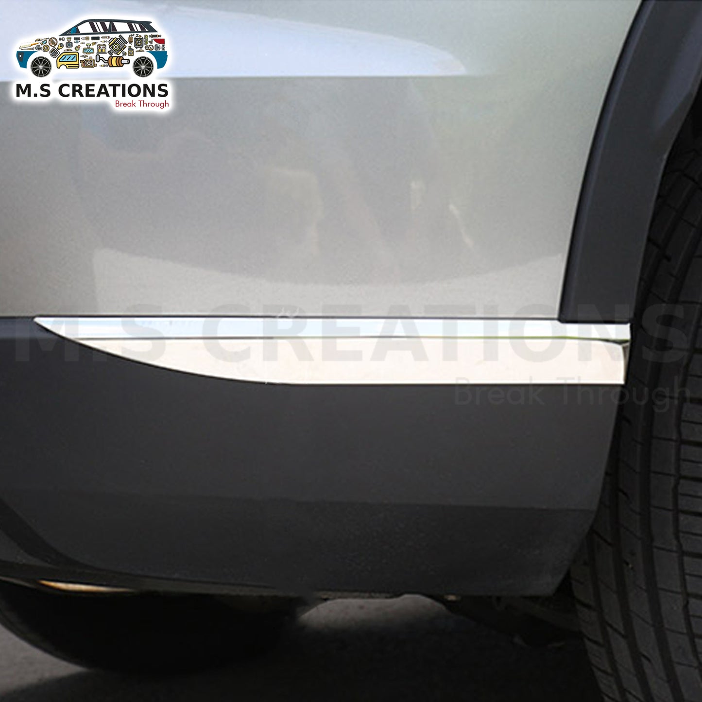 H6 - Front & Rear Bumper Trims 4pcs Set - 609