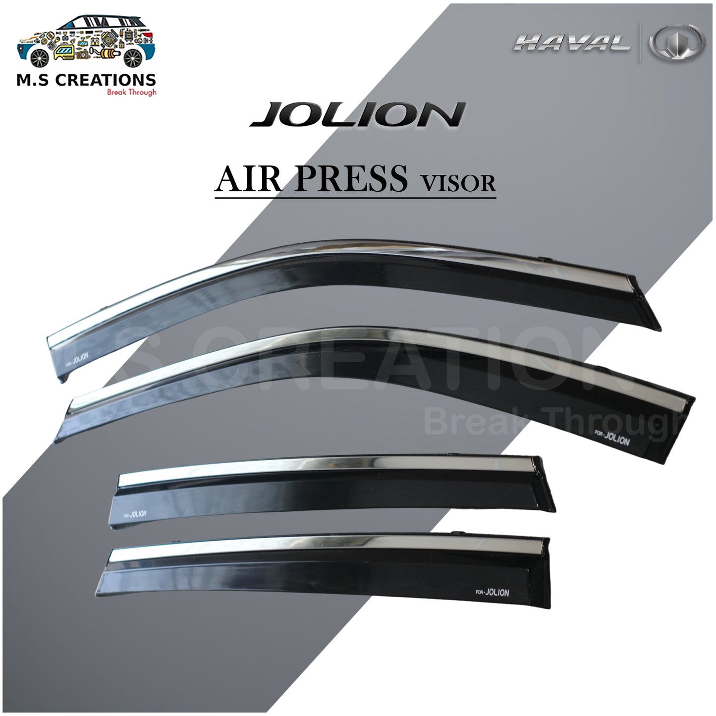 Jolion - Window Visor 4pcs - 63