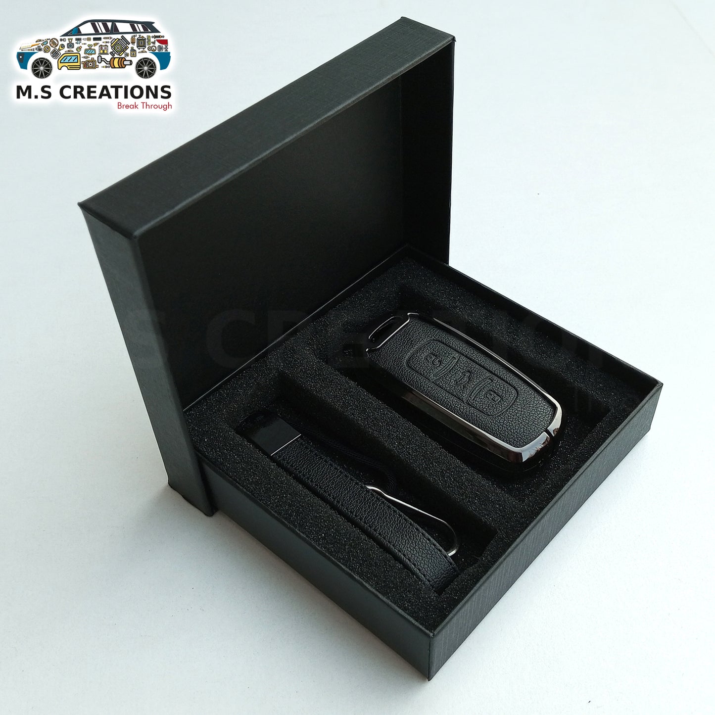 Proton X70 - Key Cover Metal+Leather - 713