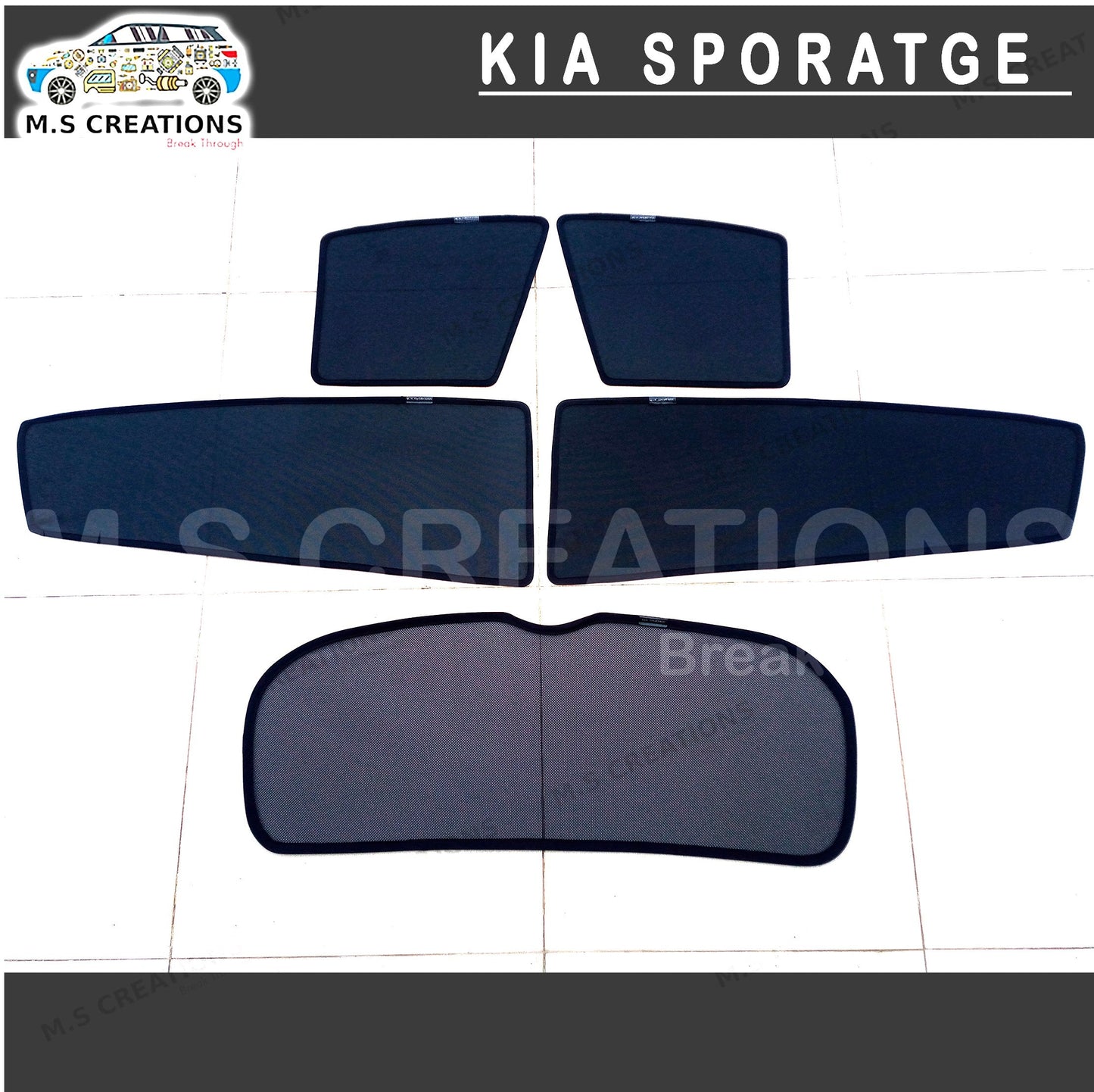 Sportage - Sun Shade 5pcs Set - 760
