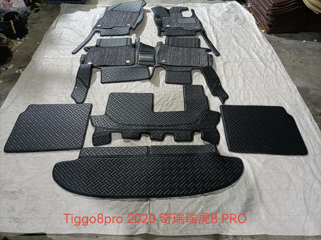 Tiggo 8 - Floor Mat 9D With Shenice 7pcs Set - 809