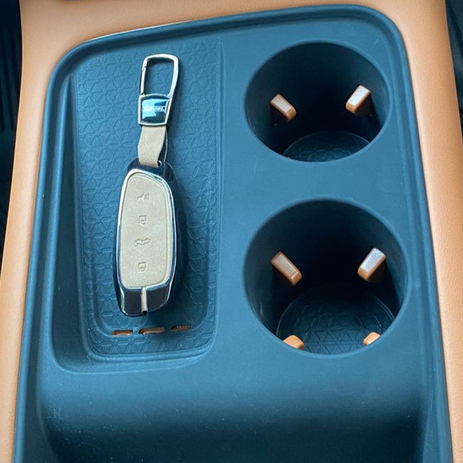 H6 - Key Cover Metal + Leather FACELIFT - 894
