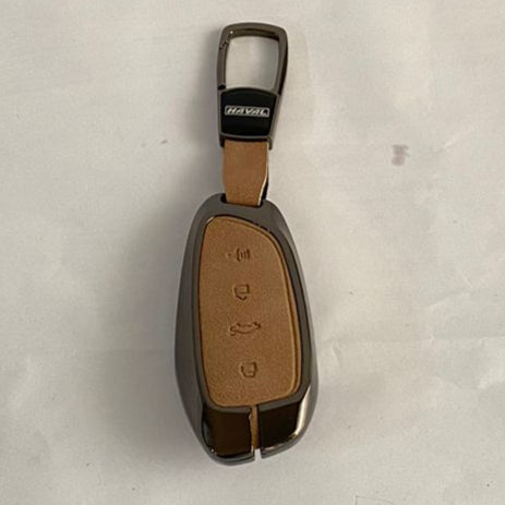 H6 - Key Cover Metal + Leather FACELIFT - 894