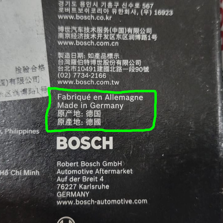 580pro - Spark Plug BOSCH GERMANY YR7MPP33 - 963