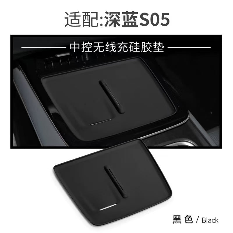 SO5 - Wireless Charging Silicon Cover Black - 1325