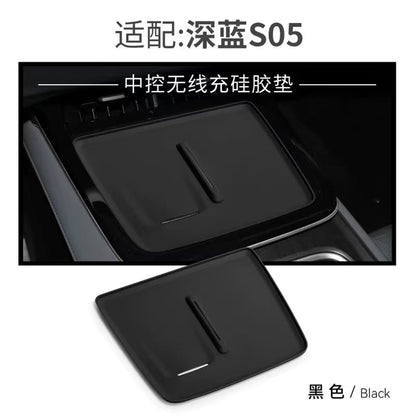 SO5 - Wireless Charging Silicon Cover Black - 1325